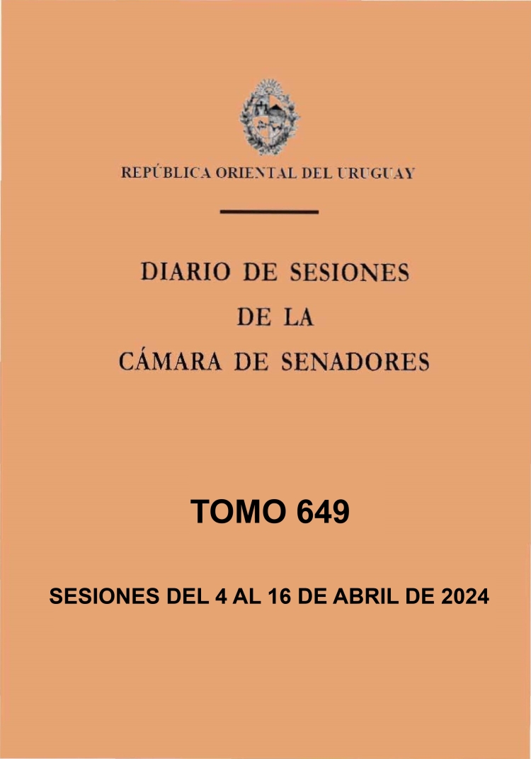 DIARIO DE SESIONES DE LA CAMARA DE SENADORES del 04/04/2024